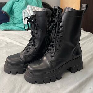 THURSDAY chunky boots SIZE 8